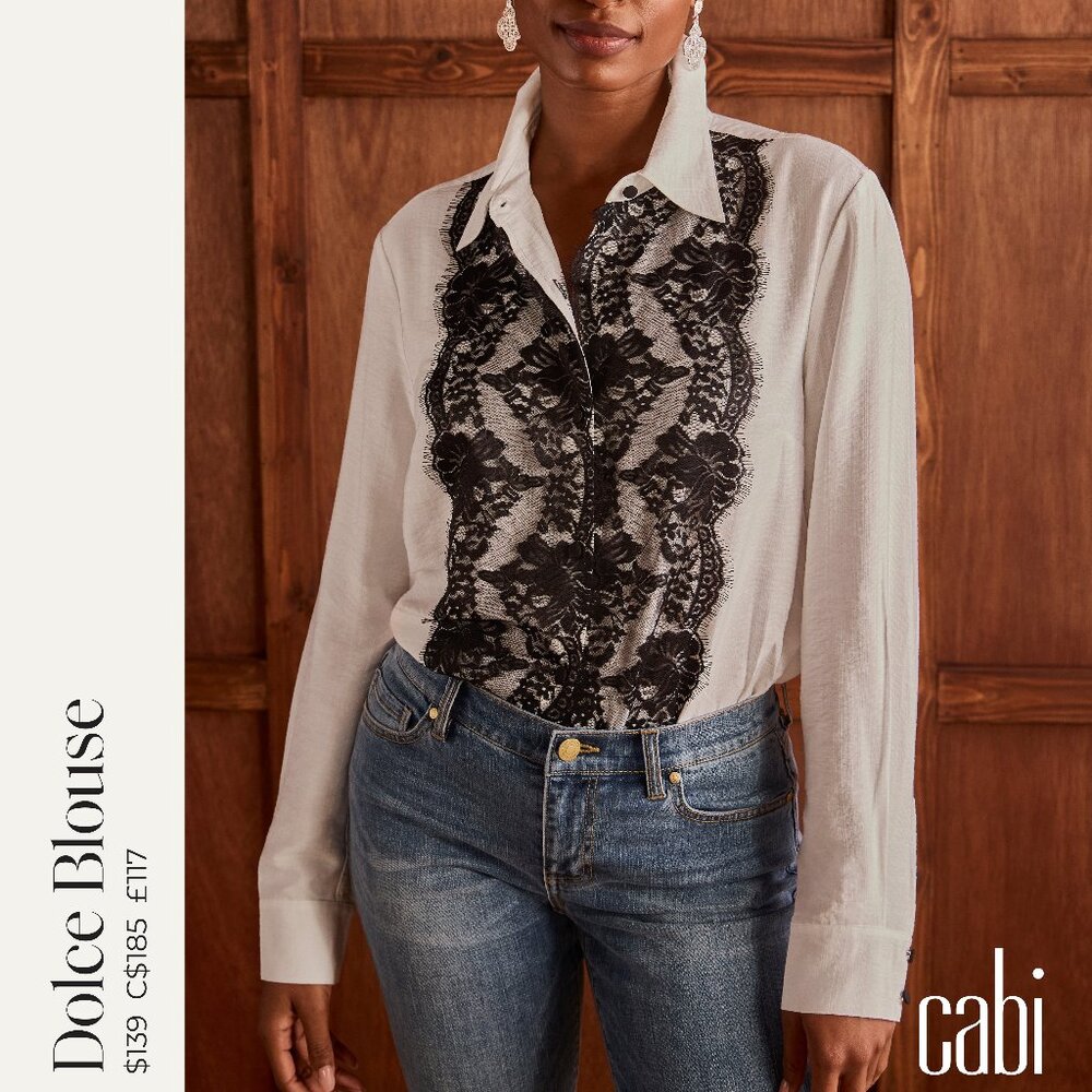 Cabi Dolce Blouse (M) - Sample Sale